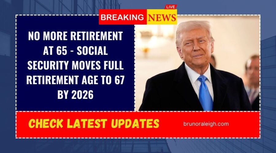 No More Retirement At 65 - Social Security Moves Full Retirement Age To 67 By 2026