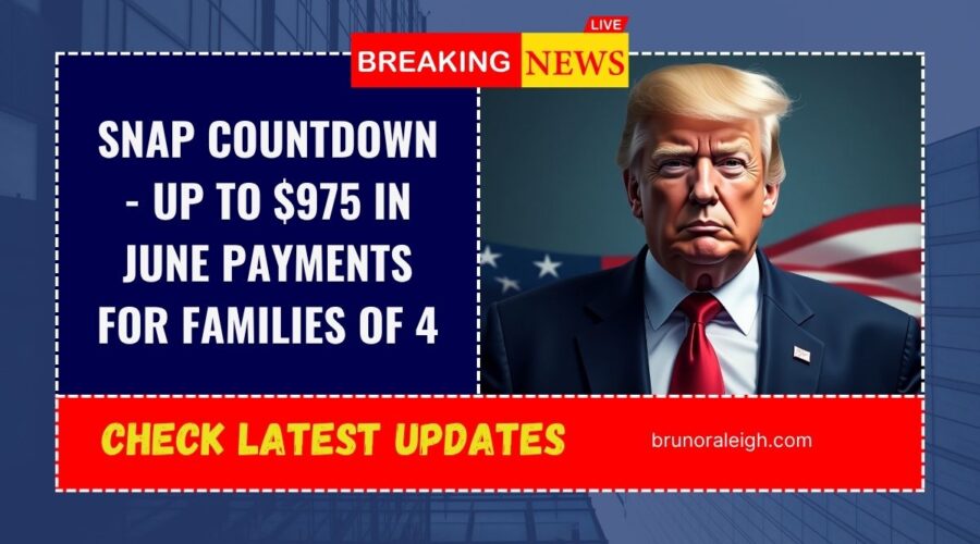 SNAP Countdown - Up To $975 In June Payments For Families Of 4 – Are You Ready To Receive Yours?